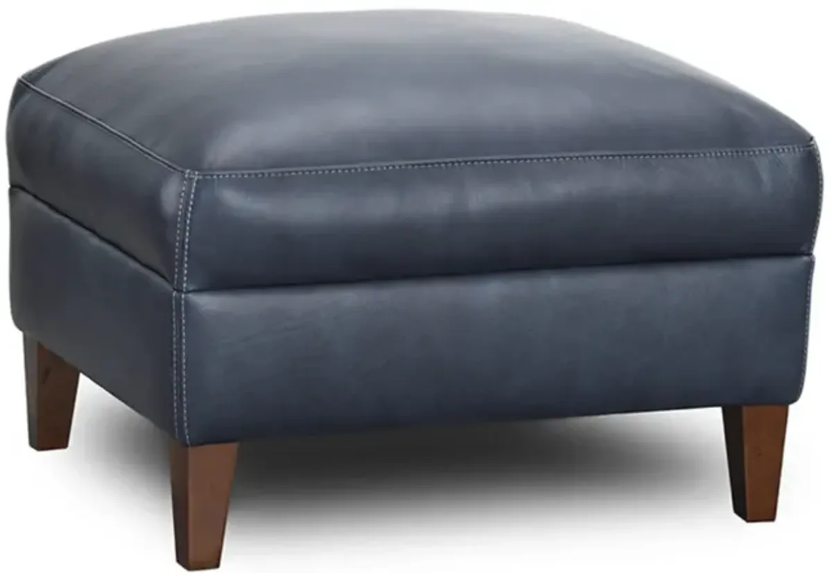 Purdy Leather Ottoman