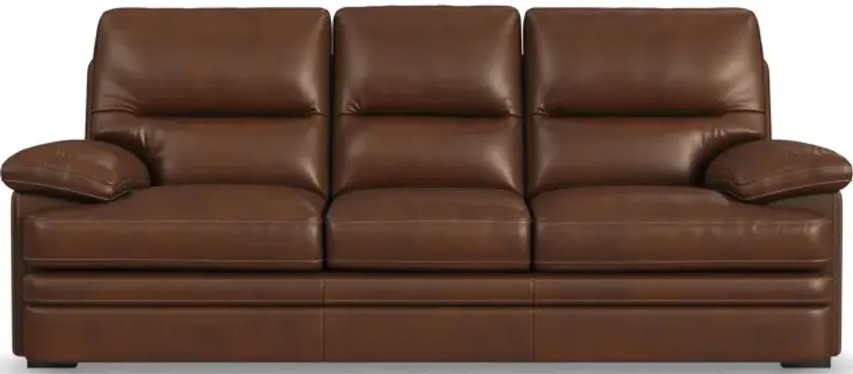 David Leather Sofa