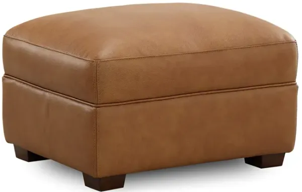 Rocco Leather Ottoman