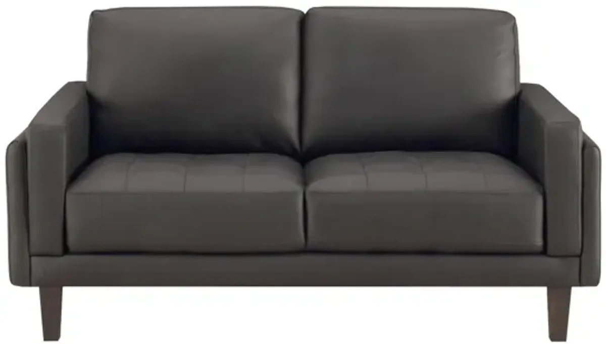 Whinny Leather Loveseat