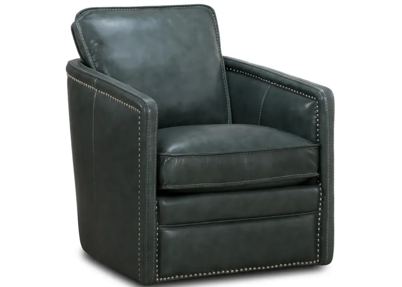 Pivot Leather Swivel Chair - London Silverlake