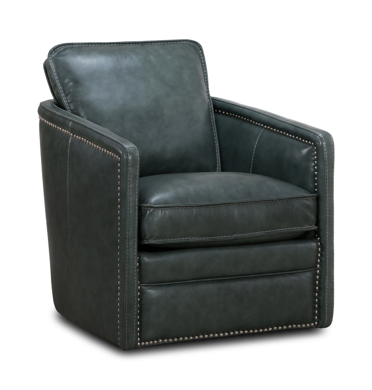 Pivot Leather Swivel Chair London Silverlake