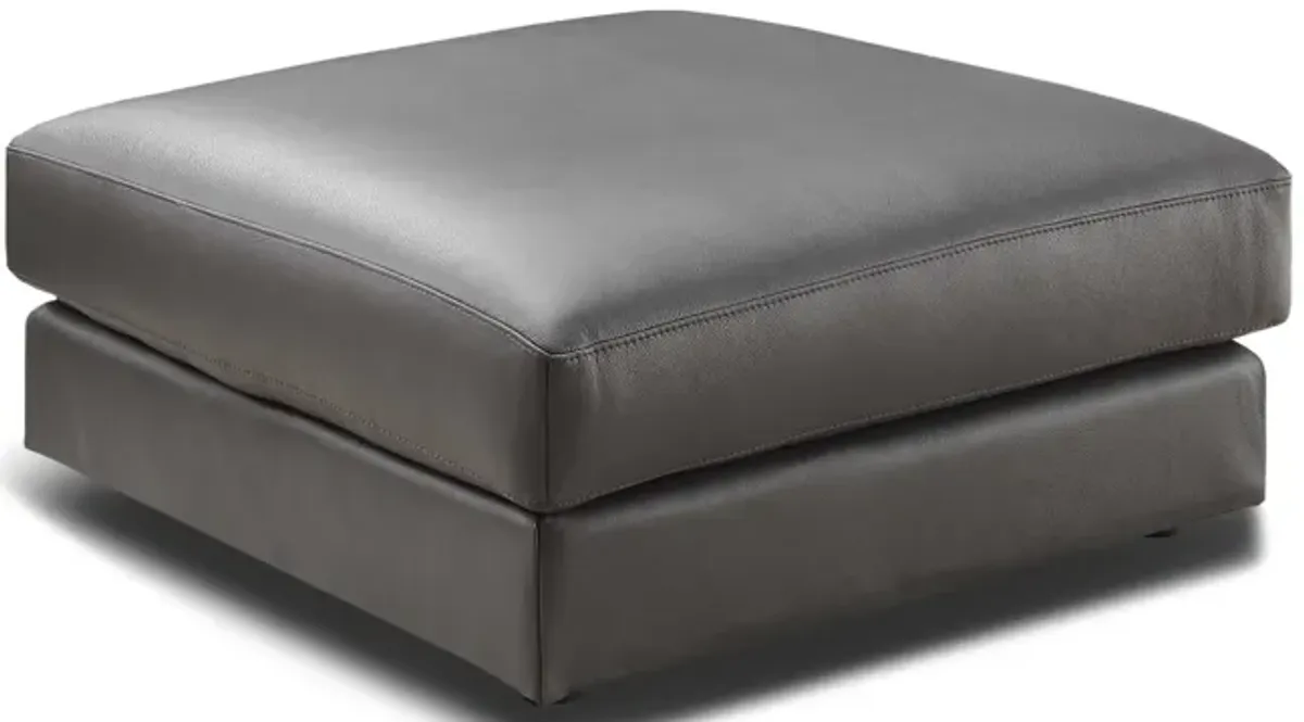 Roma Leather Ottoman