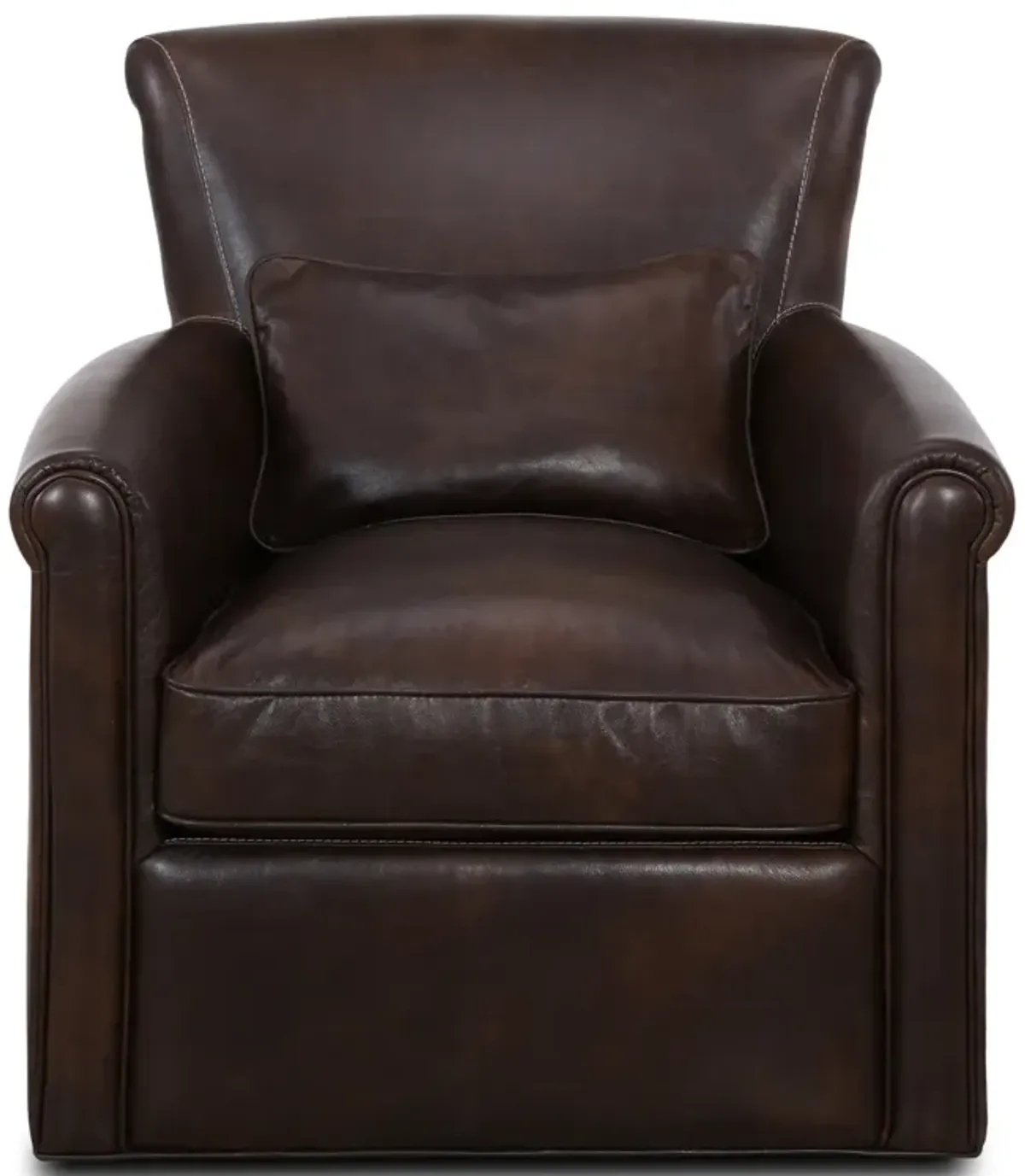 Luca Leather Swivel Chair