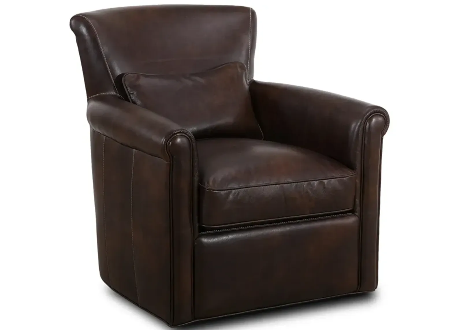 Luca Leather Swivel Chair