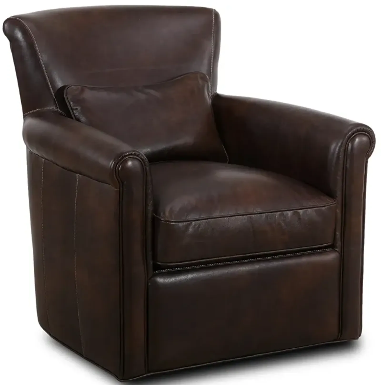 Luca Leather Swivel Chair