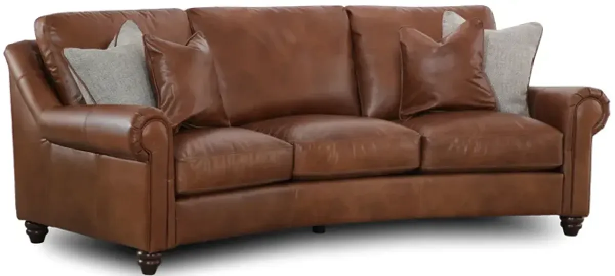 Dalton Leather Conversation Sofa