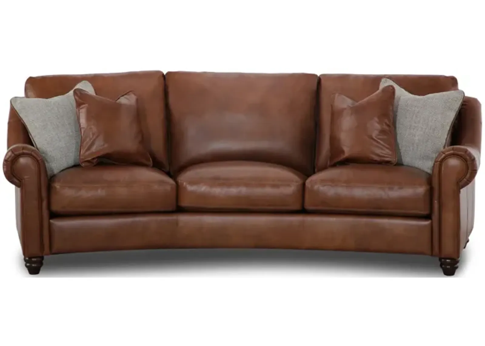 Dalton Leather Conversation Sofa