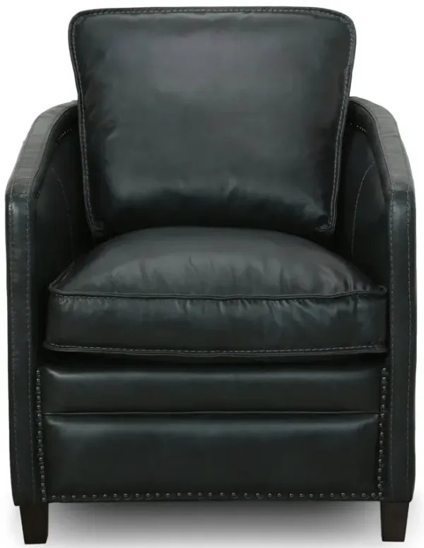 Pivot Leather Accent Chair