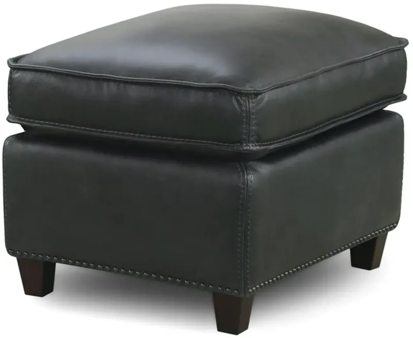 Pivot Leather Ottoman