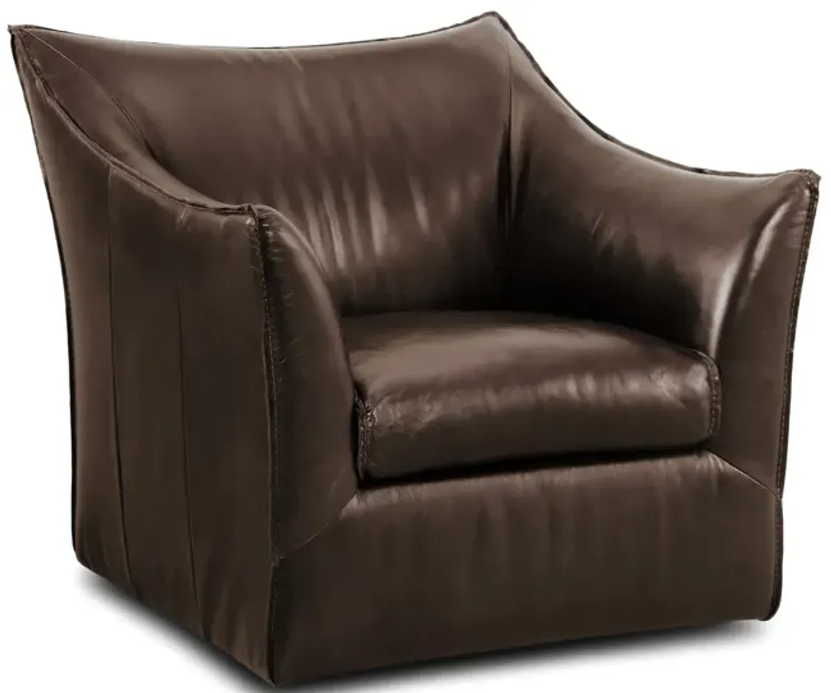 Destin Swivel Chair - Cocoa
