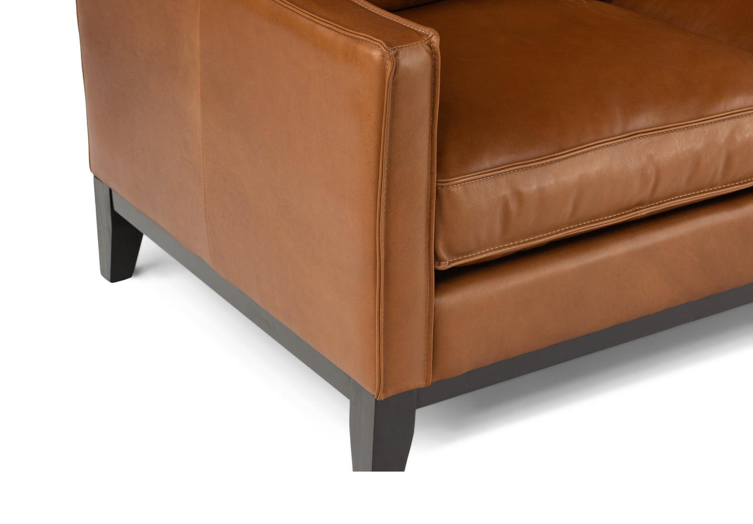 hom furniture thorpe leather sofa