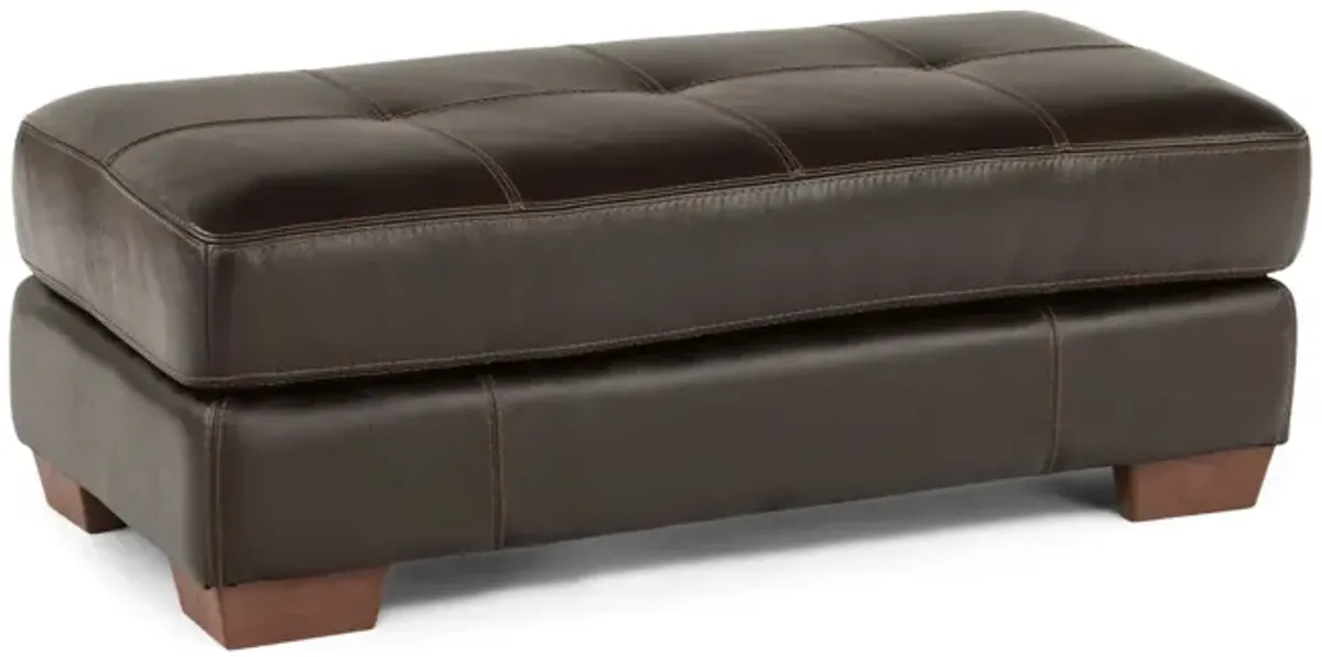 Phoenix Leather Cocktail Ottoman