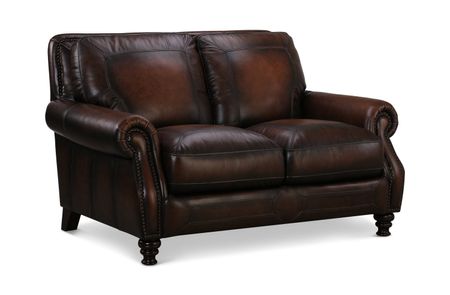 Charlie Leather Loveseat