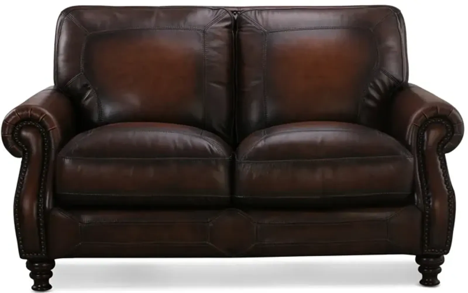 Charlie Leather Loveseat