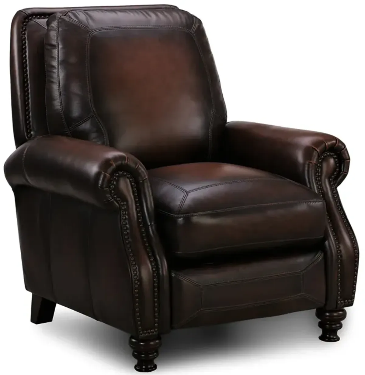 Charlie Leather Push Back Recliner