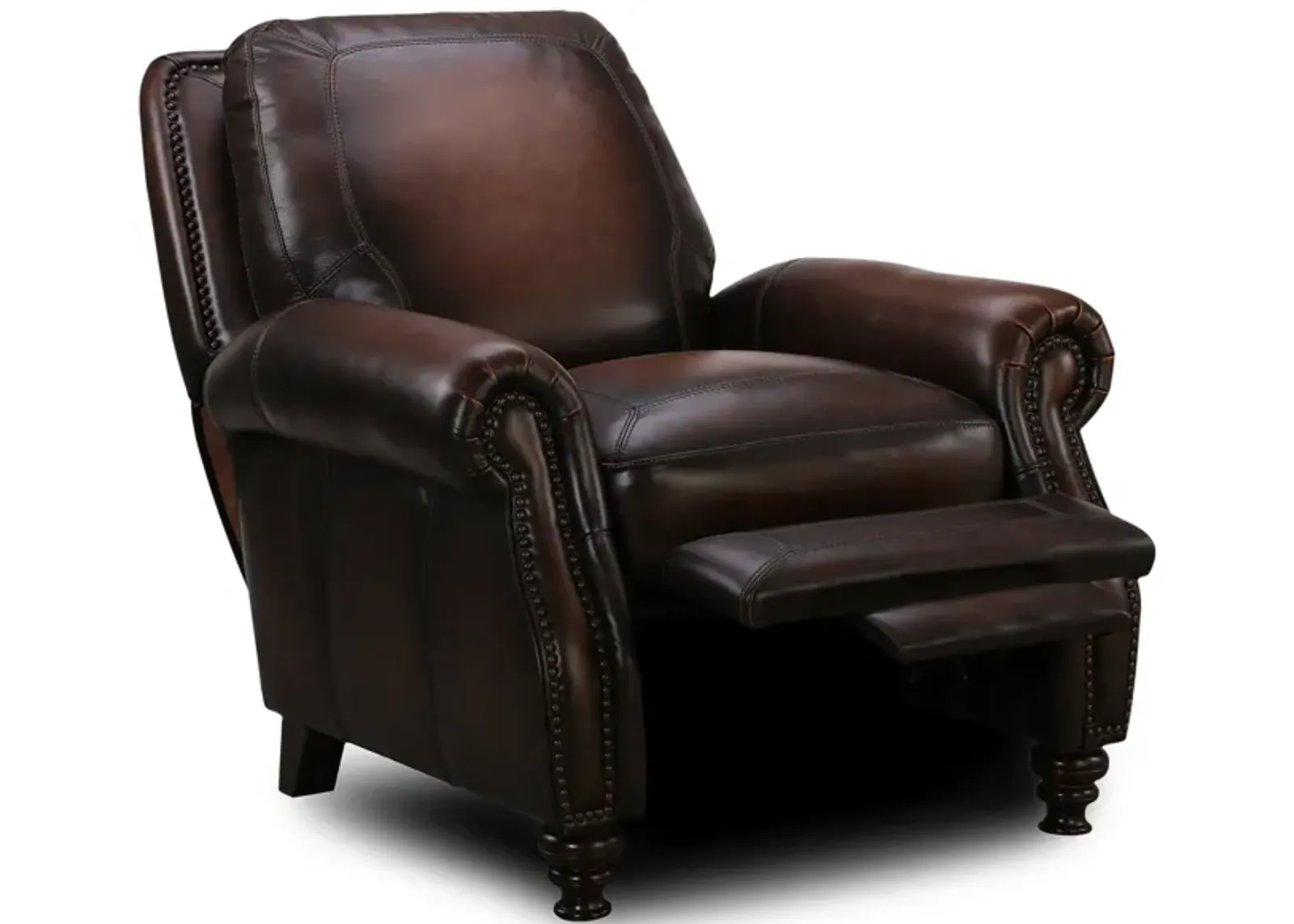 Charlie Leather Push Back Recliner