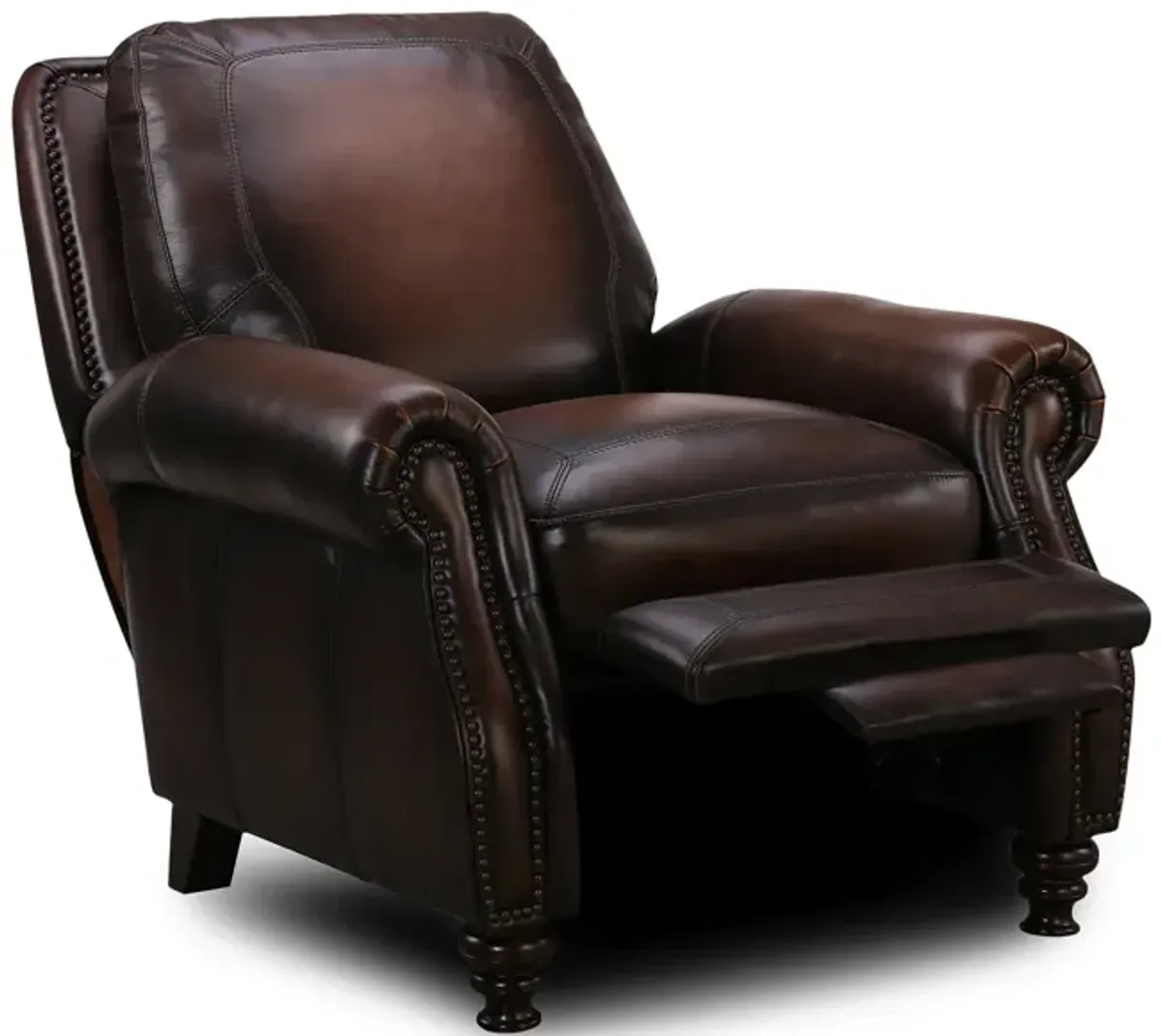 Charlie Leather Push Back Recliner