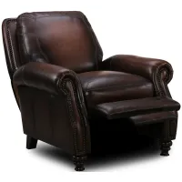 Charlie Leather Push Back Recliner