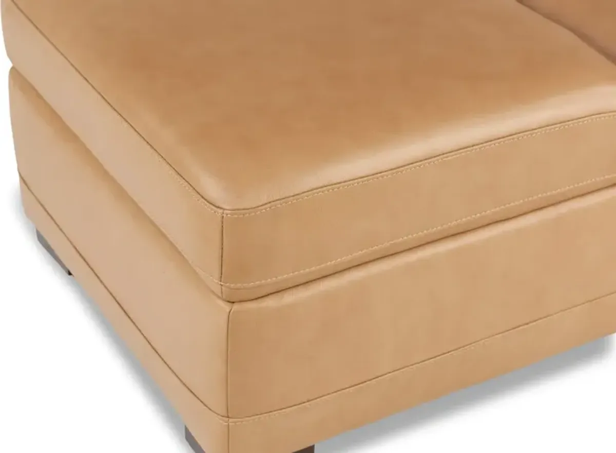 Cutler Leather Storage Ottoman