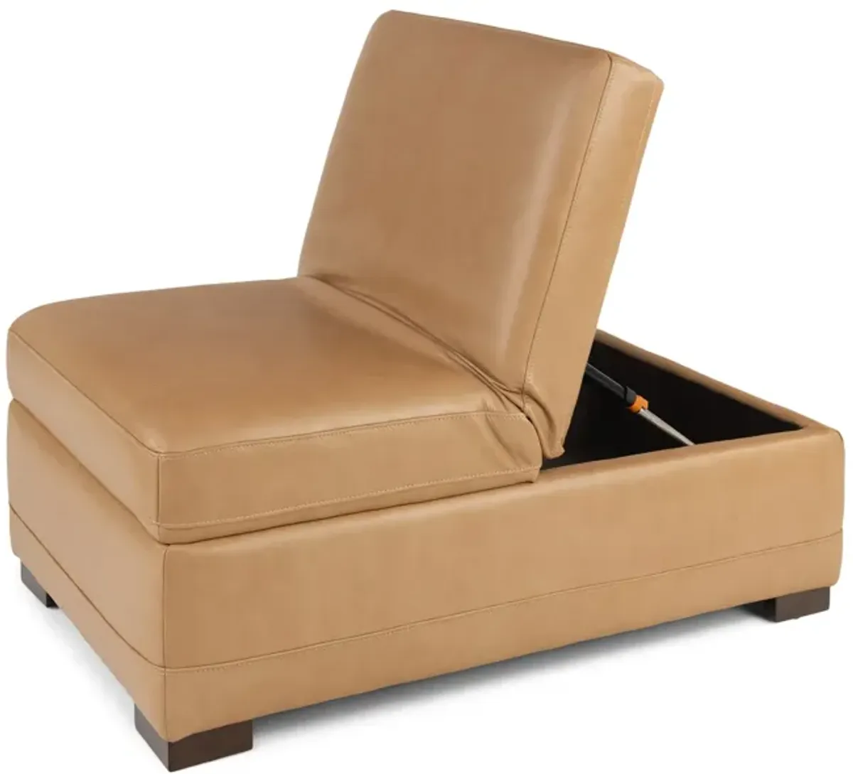 Cutler Leather Storage Ottoman