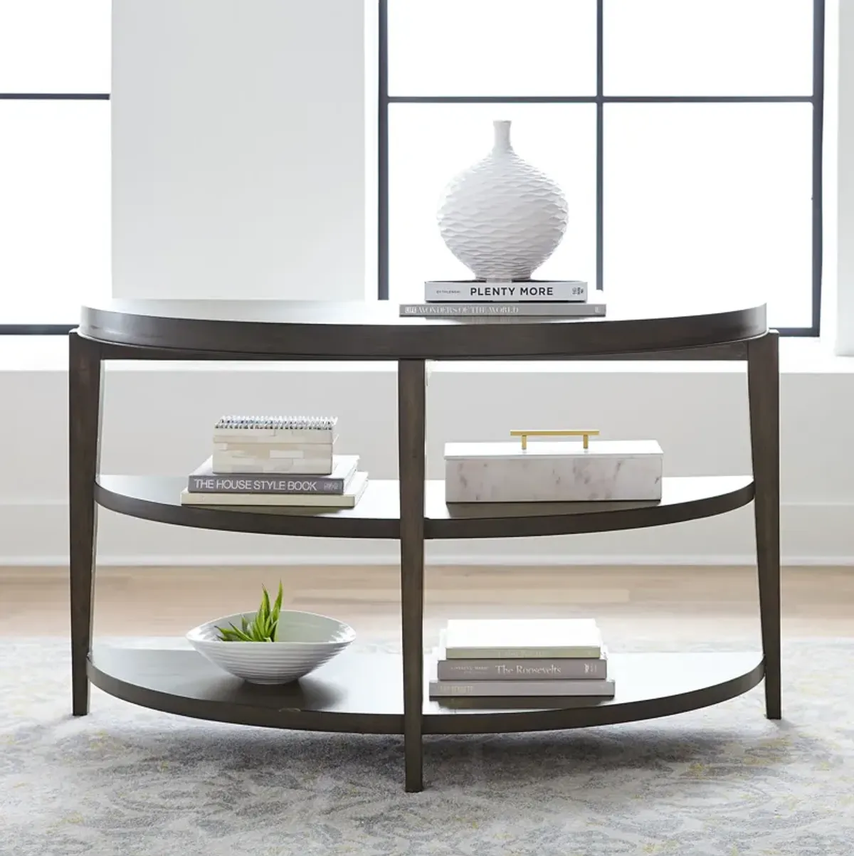 Enduro Demi-lune Sofa Table