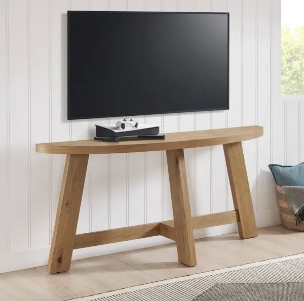 Etta Sofa Table - Natural Oak