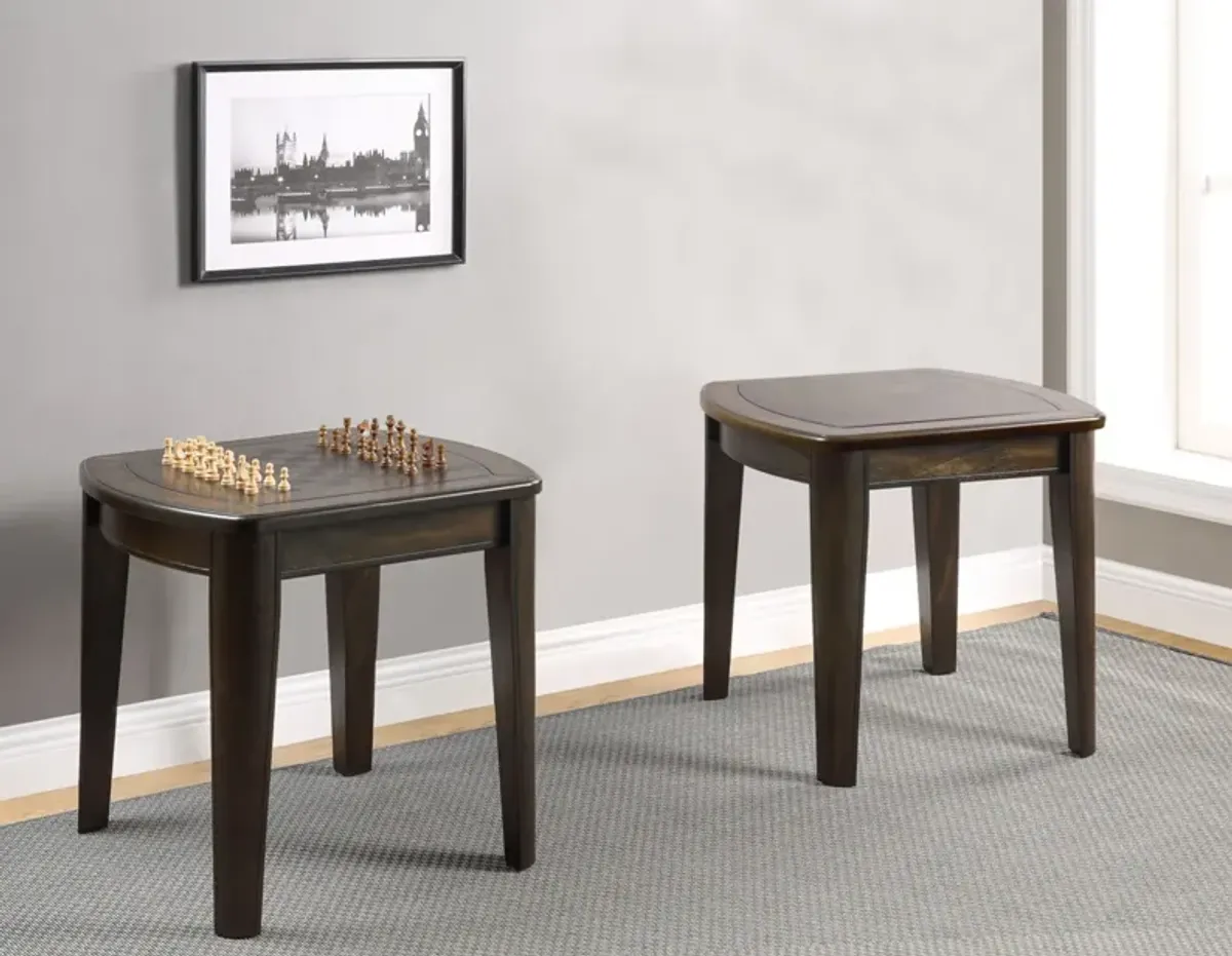 Game Reversible End Table