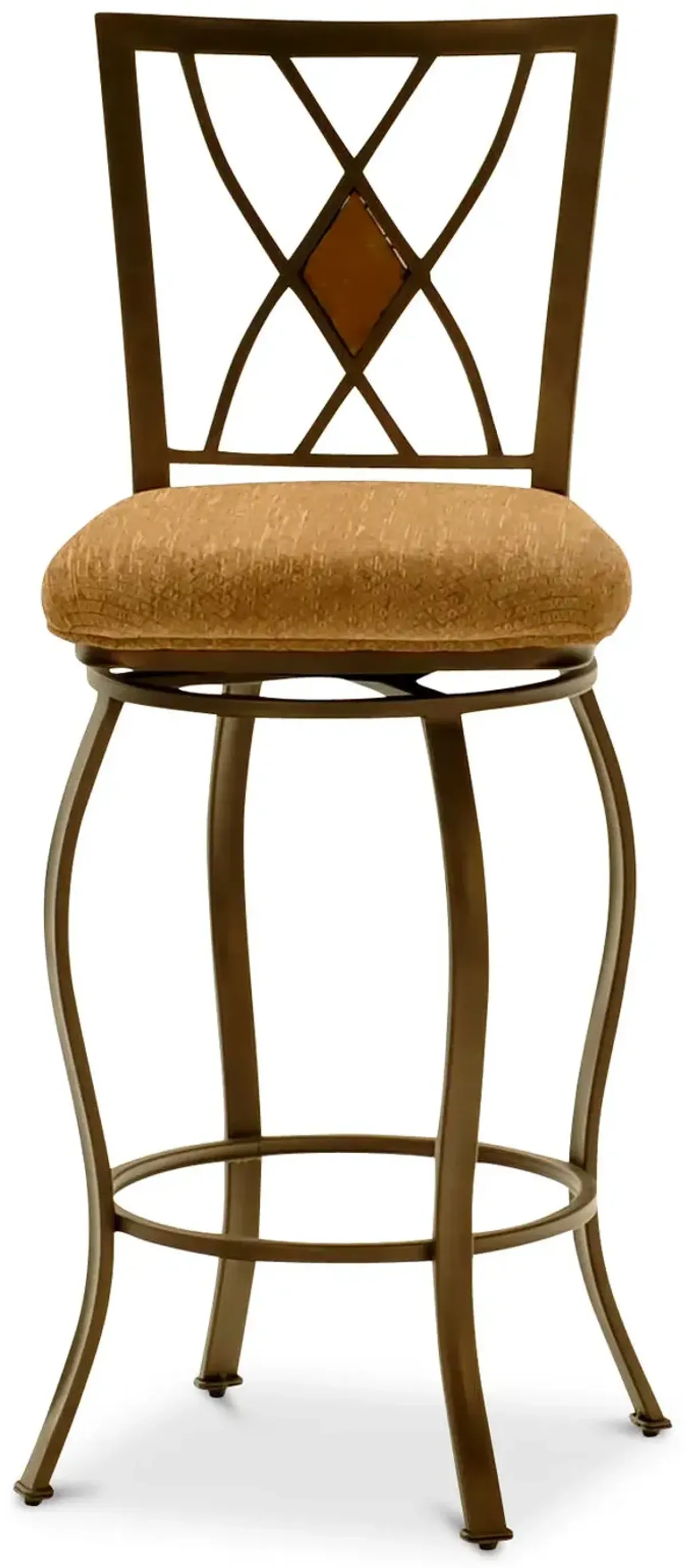 Rustic Crossing Swivel Counter Stool