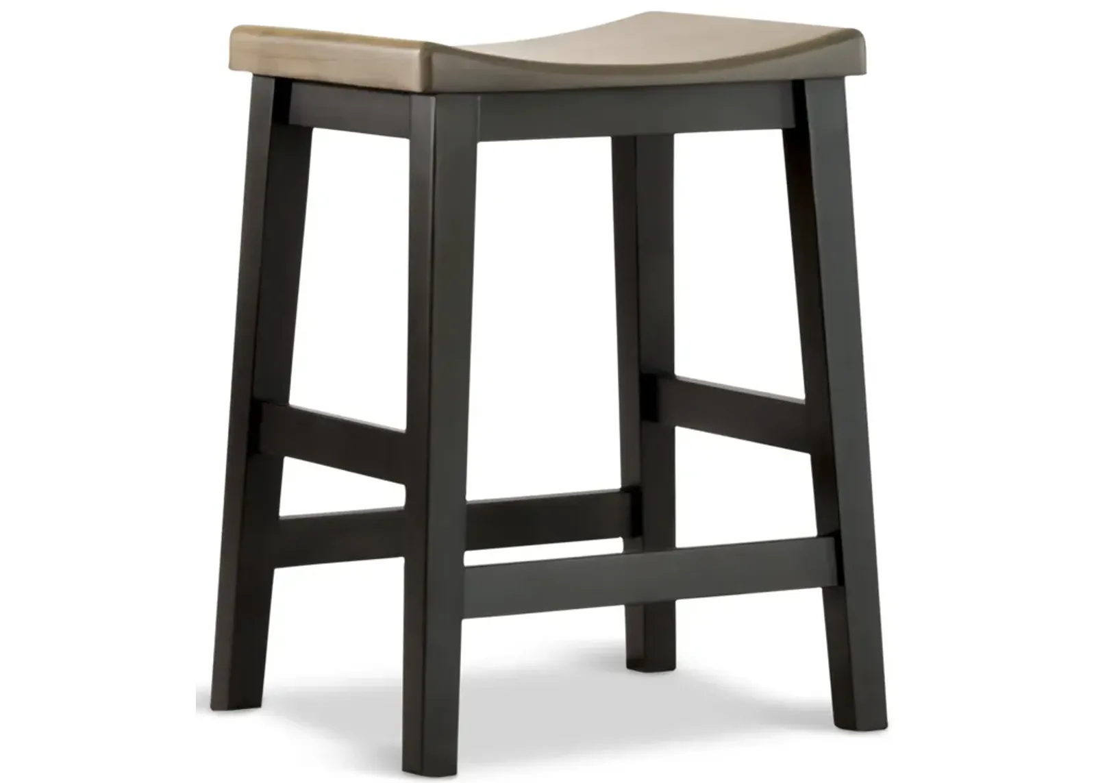 Kady Maple Saddle Seat Bar Stool