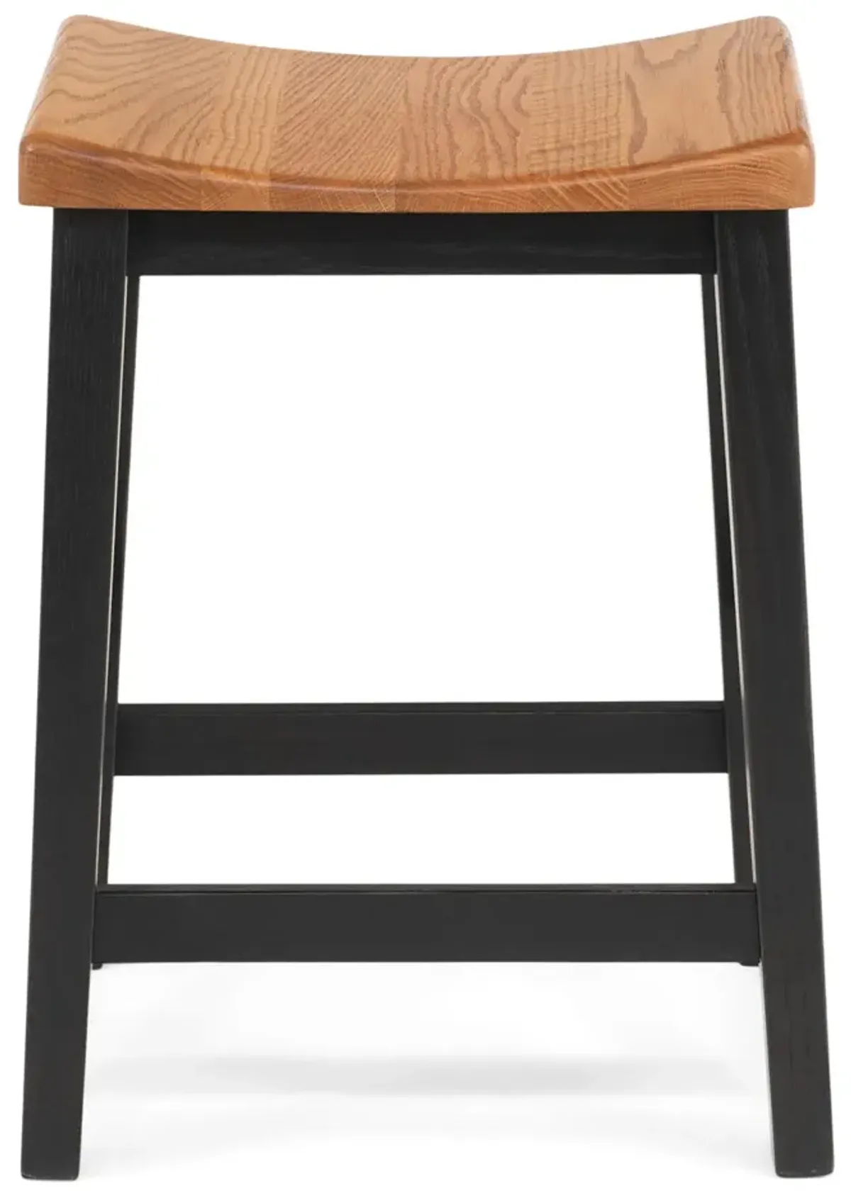 Kady Oak Saddle Seat Counter Stool