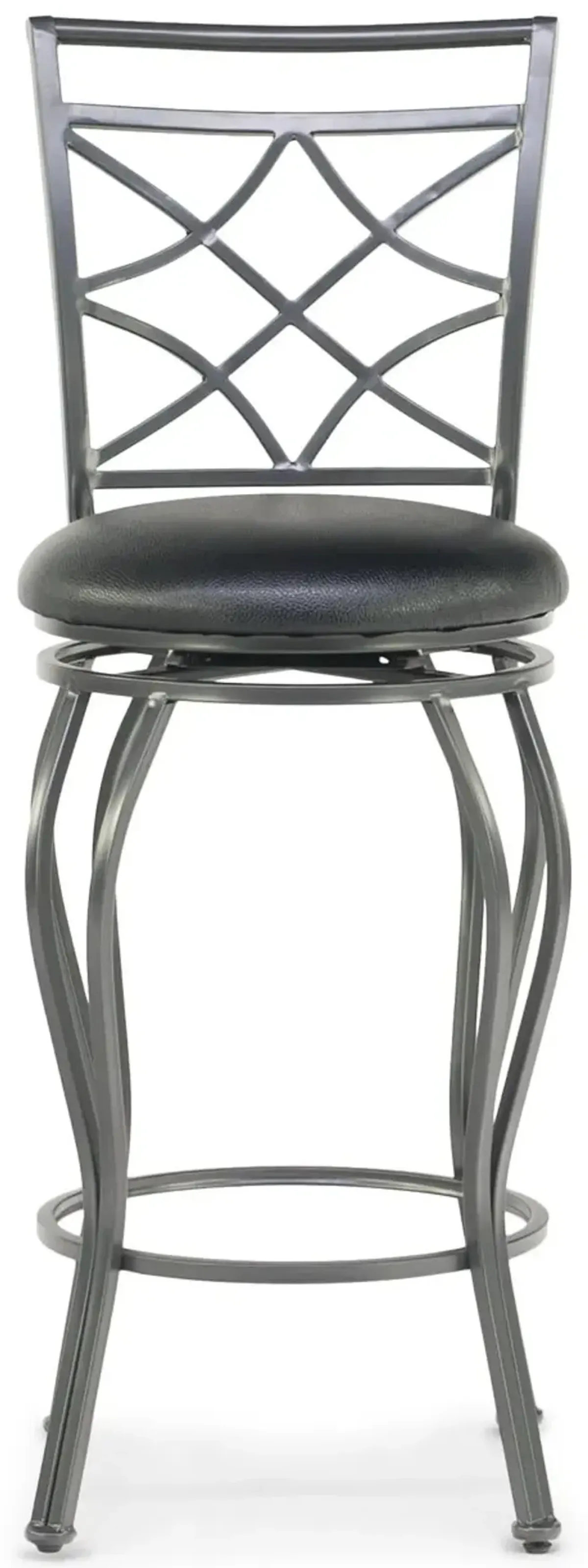 Gate Pewter Swivel Bar Stool