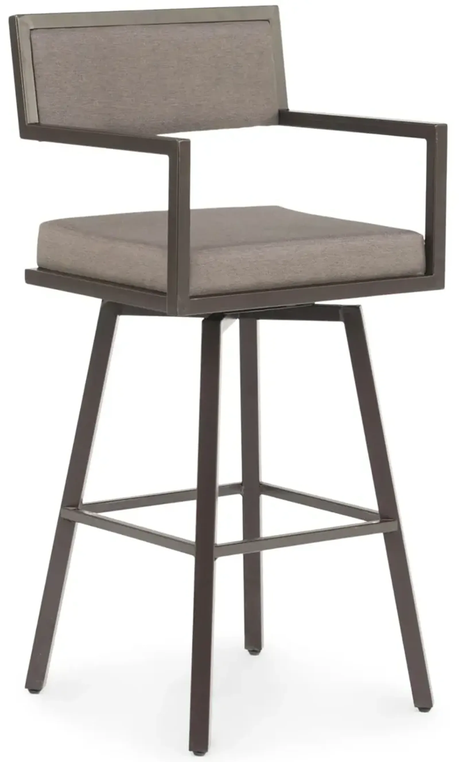 Ginger Copper Swivel Bar Stool