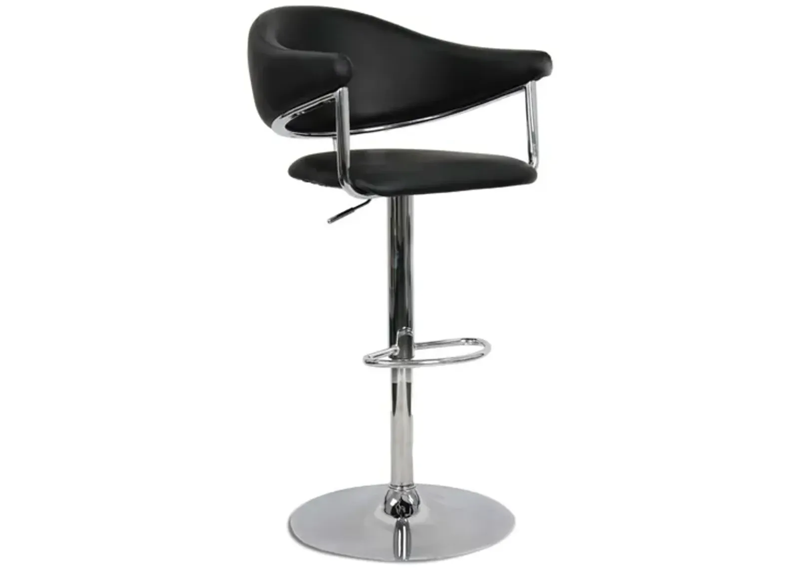 Airstream Modern Gas Lift Stool - Black