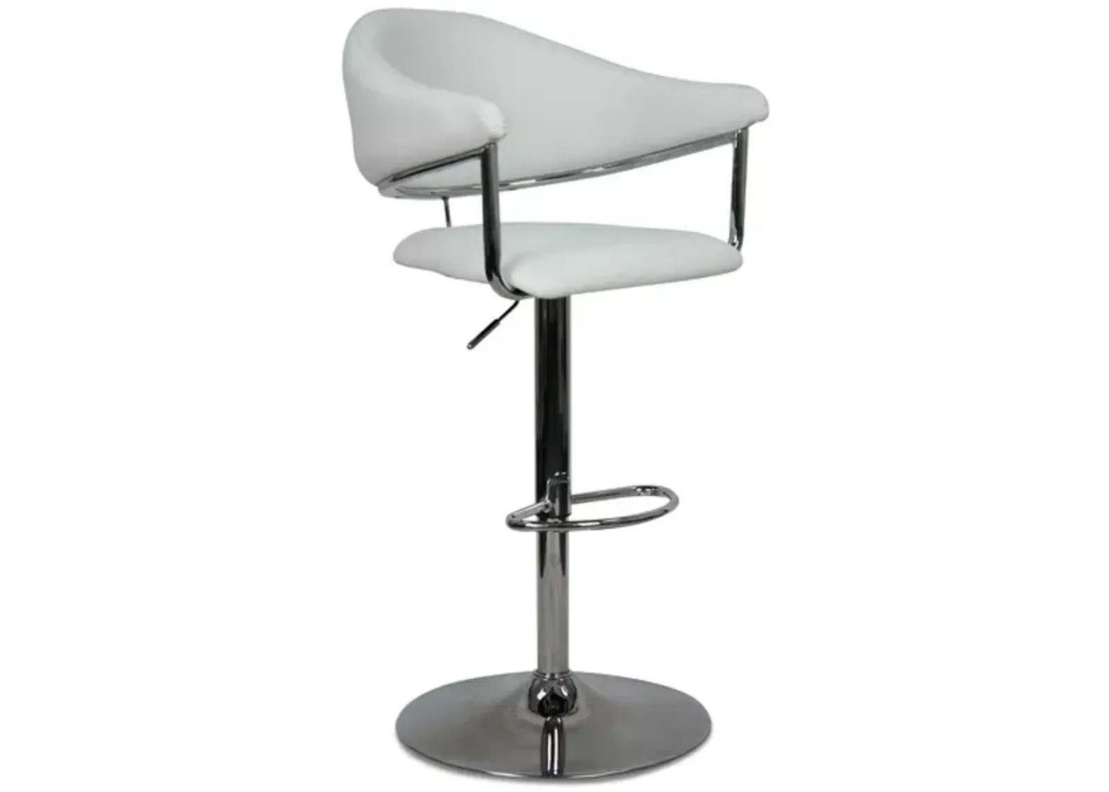 Airstream Modern Gas Lift Stool - White