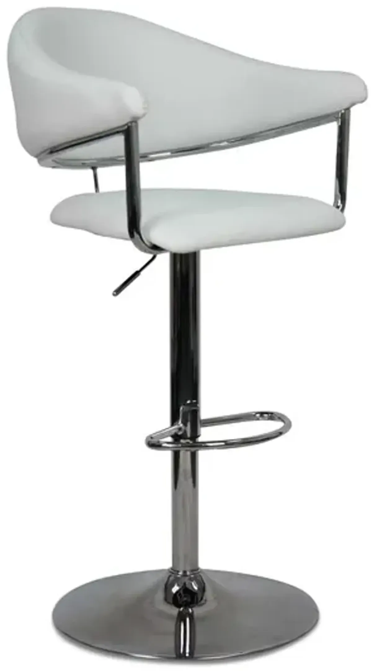 Airstream Modern Gas Lift Stool - White