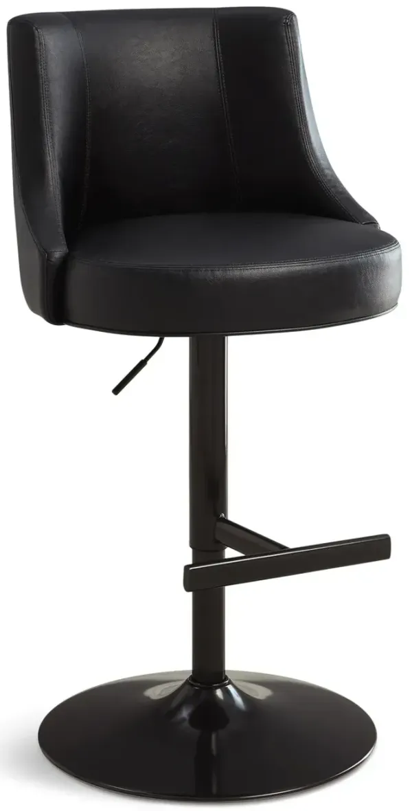 Biscayne Gas Lift Stool - Black
