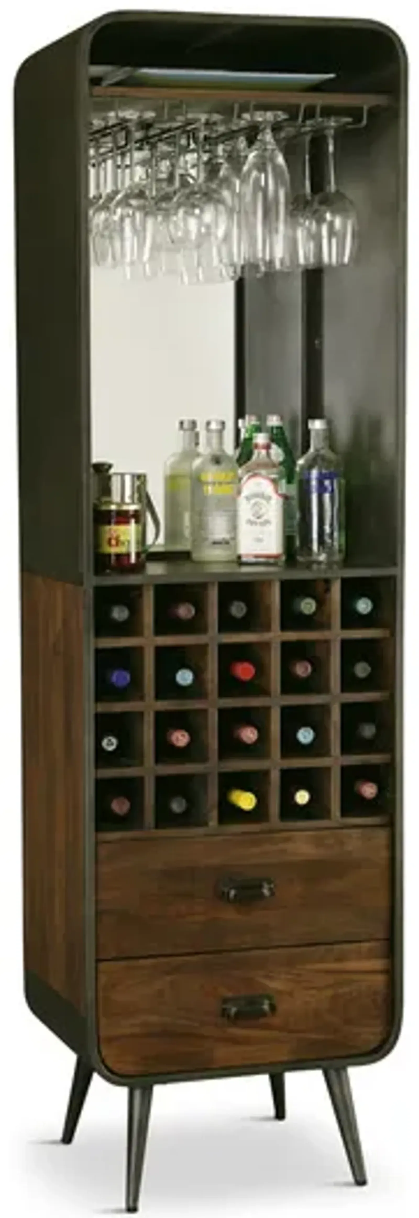 Aged Century Wine And Bar Cabinet