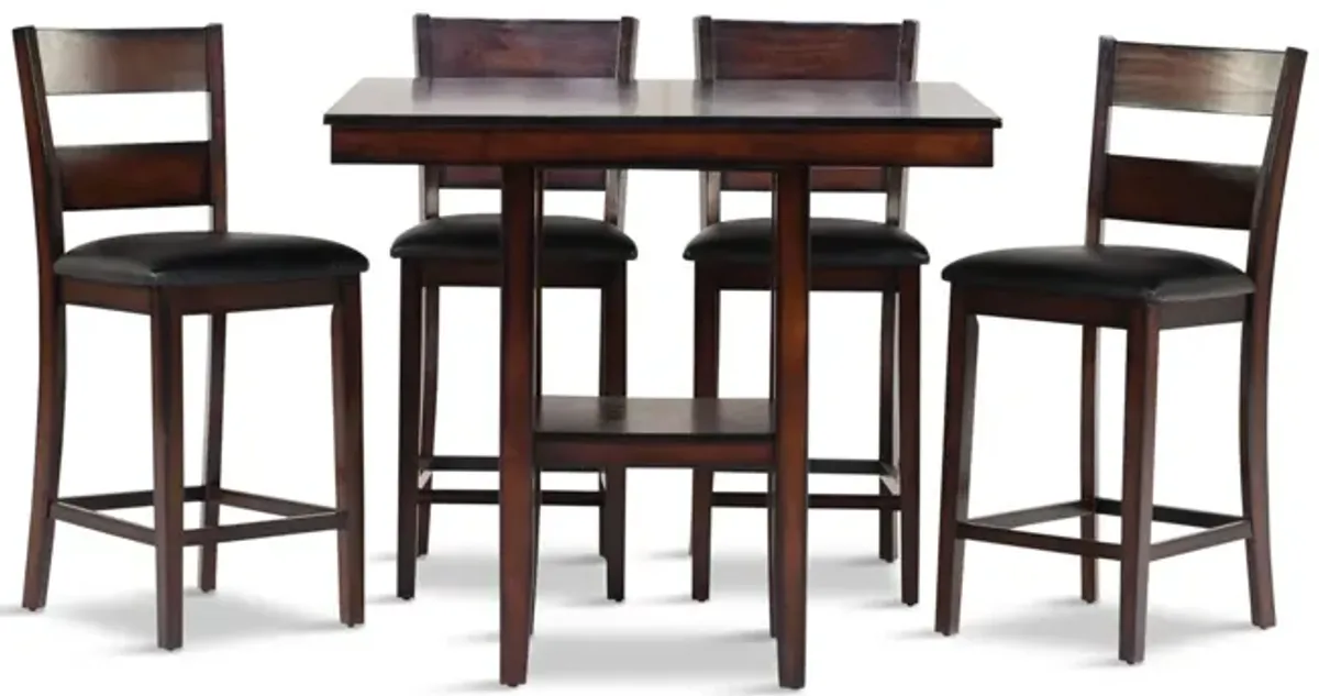 Pendleton Counter Table With 4 Stools