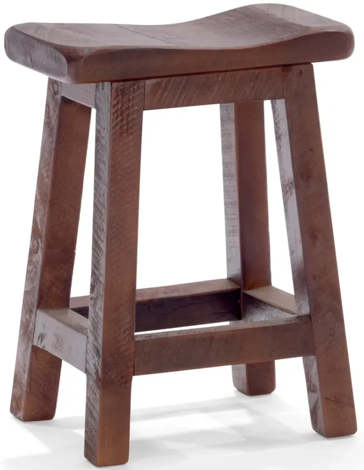 Old Fitz Saddle Seat Counter Stool