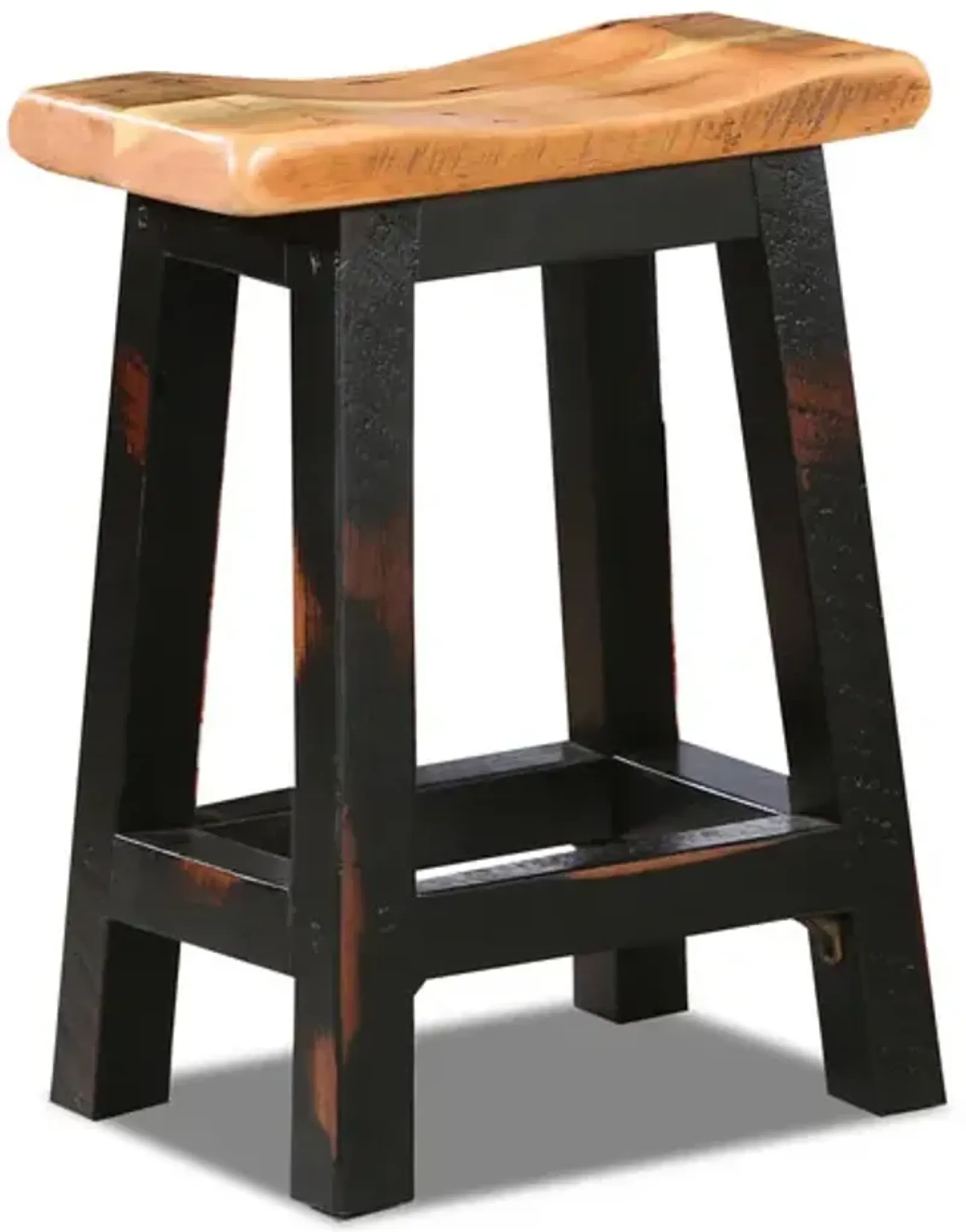 Twin Ports Saddle Seat Counter Stool