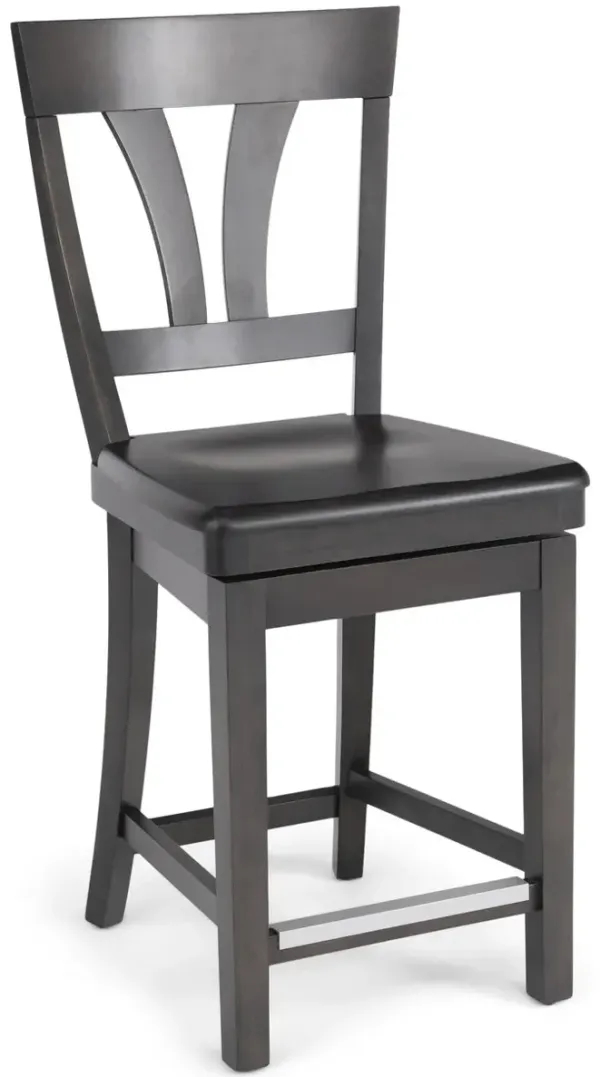 Kateri Wood Seat Counter Stool