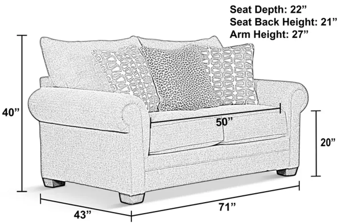 Marin Loveseat - Cocoa