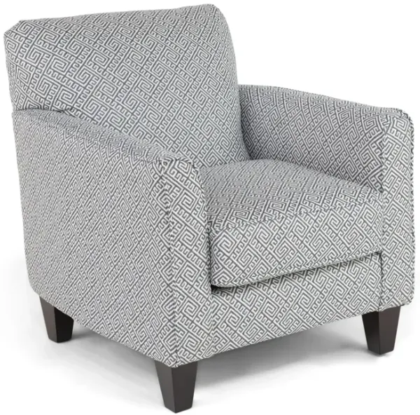 Dylan Hippocrates Denim Accent Chair