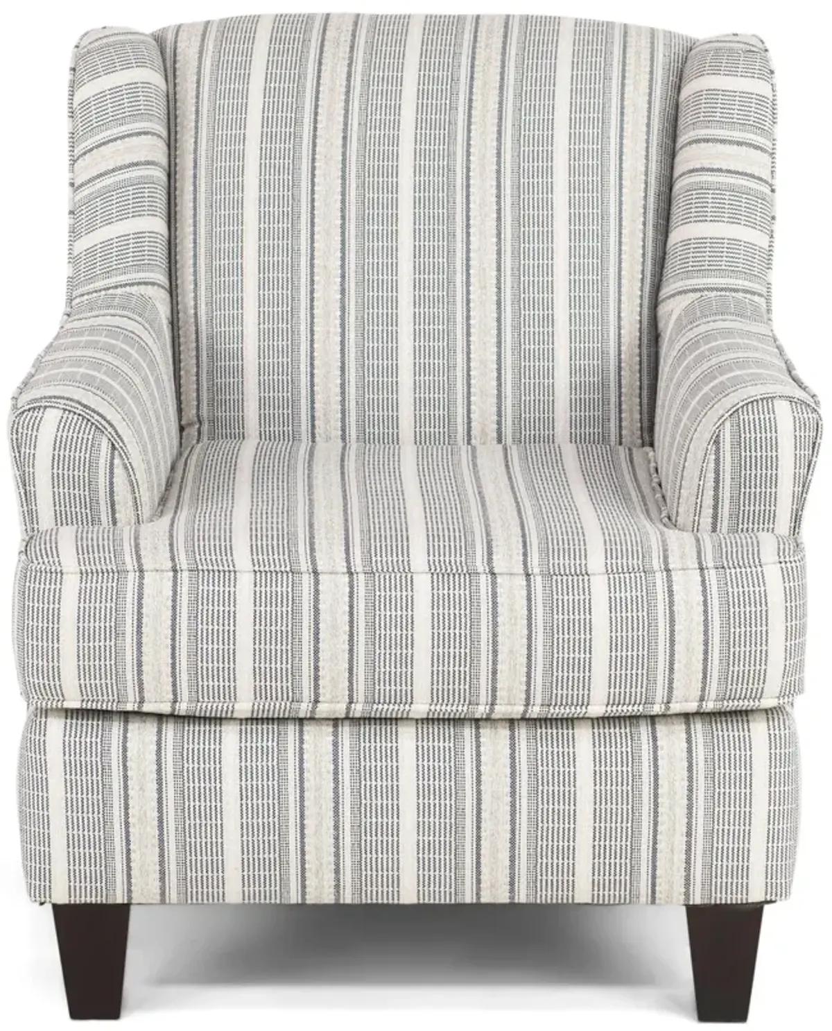 Newton Farmhouse Indigo Accent Chair