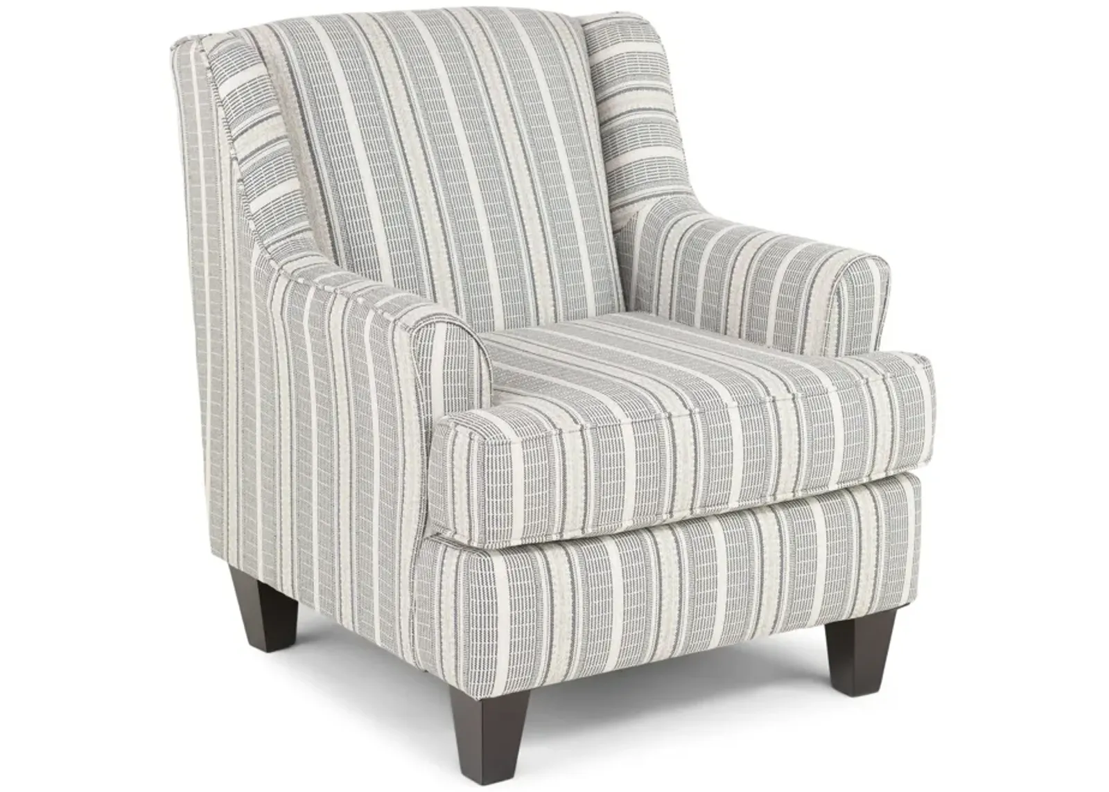 Newton Farmhouse Indigo Accent Chair