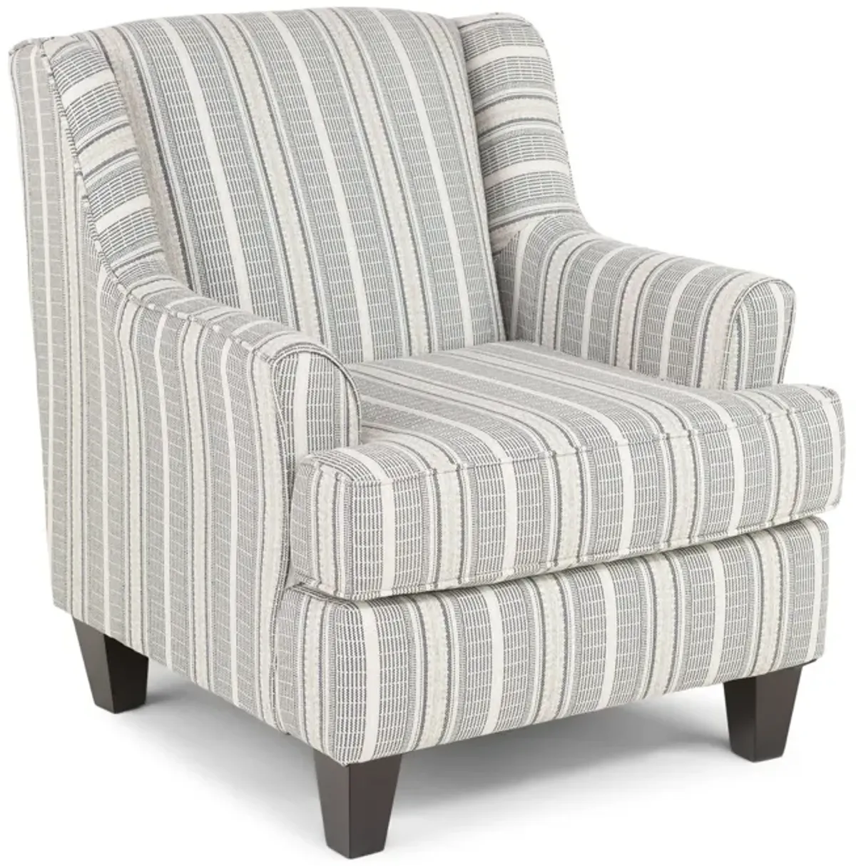 Newton Farmhouse Indigo Accent Chair