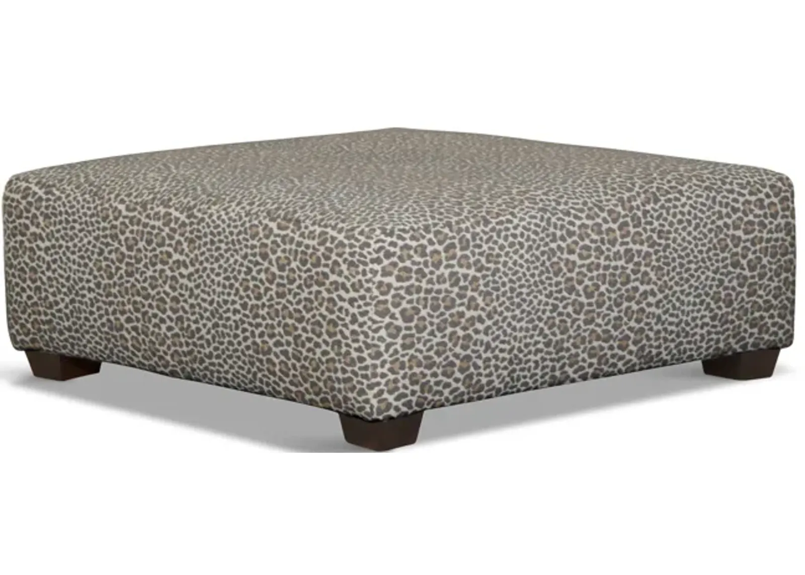 Marin Cocktail Ottoman - Charcoal