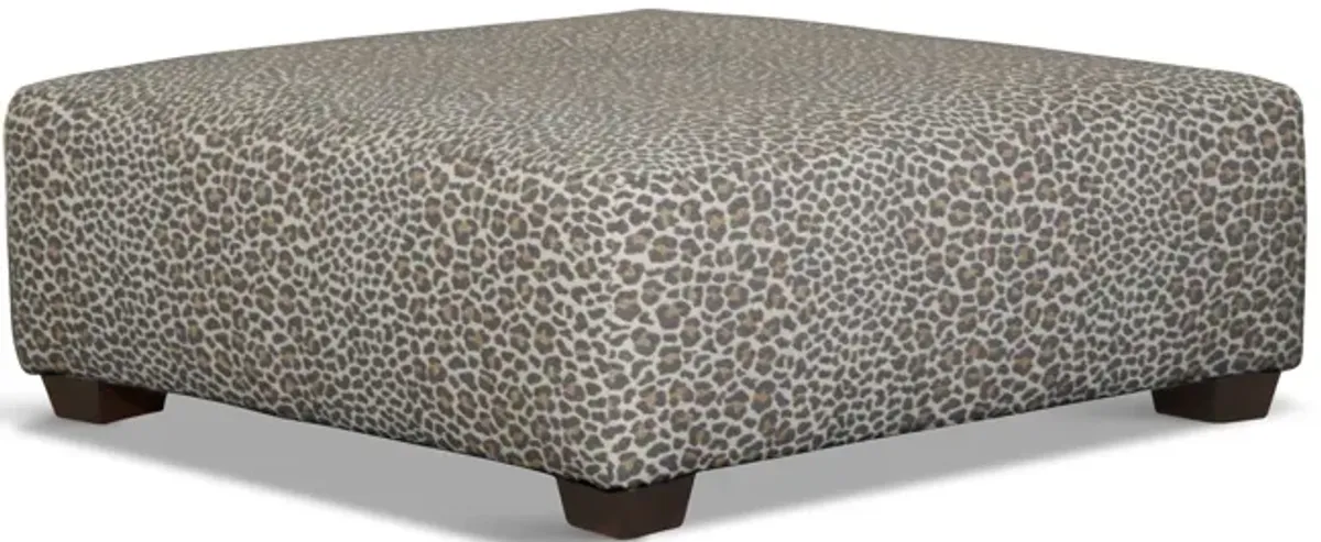 Marin Cocktail Ottoman - Charcoal