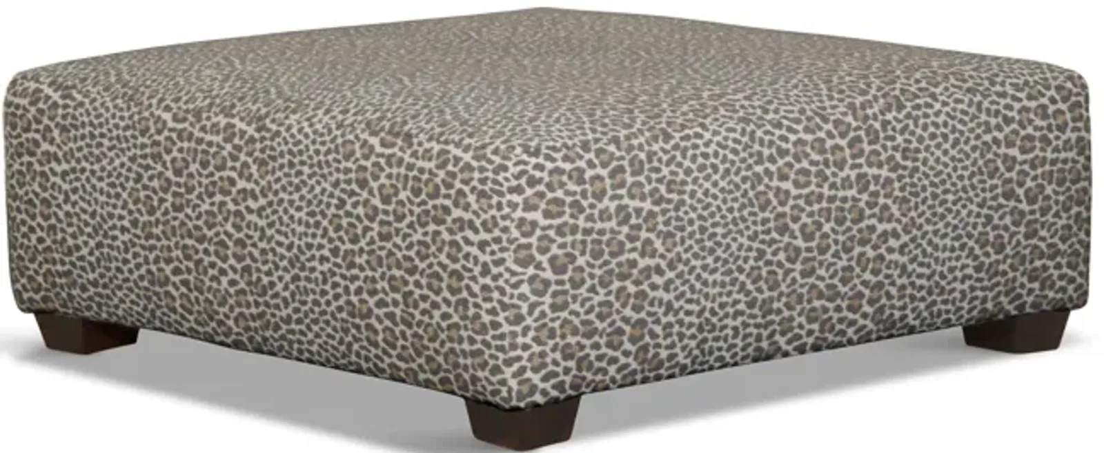 Marin Cocktail Ottoman - Charcoal